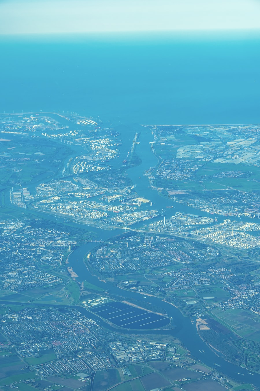 Woningen vanuit de lucht