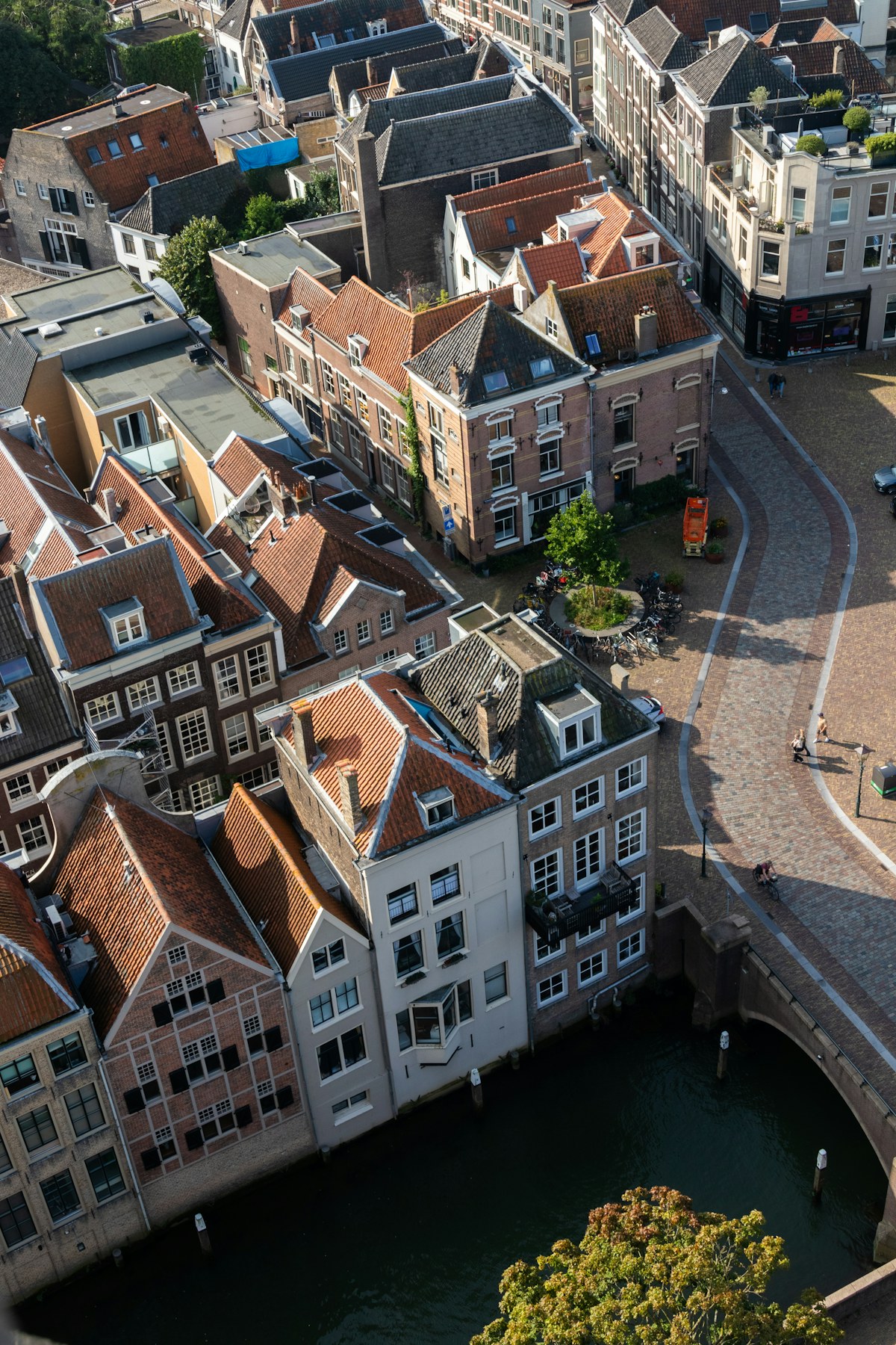 Luchtbeeld bij Social content